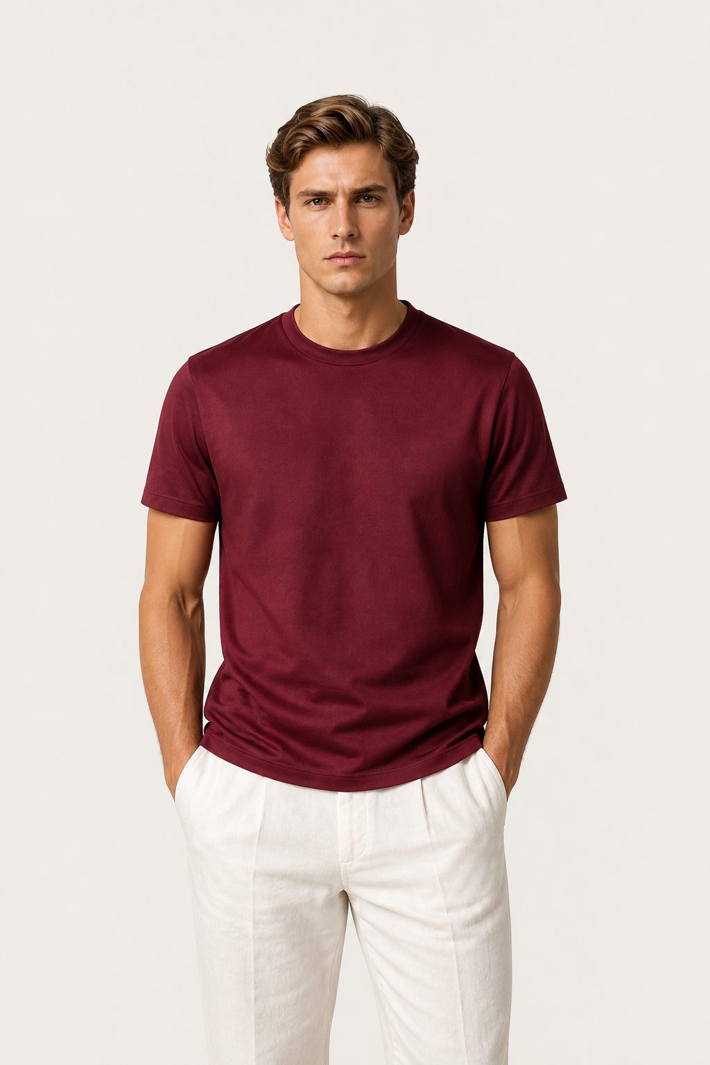 Azuro Tee Burgundy