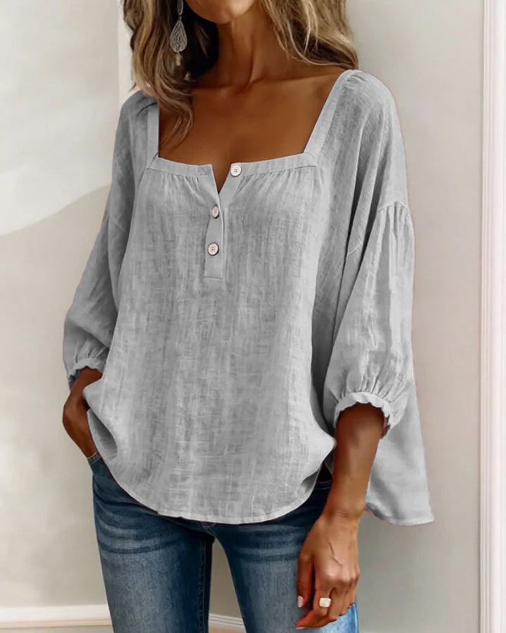 Isla Linen Blouse