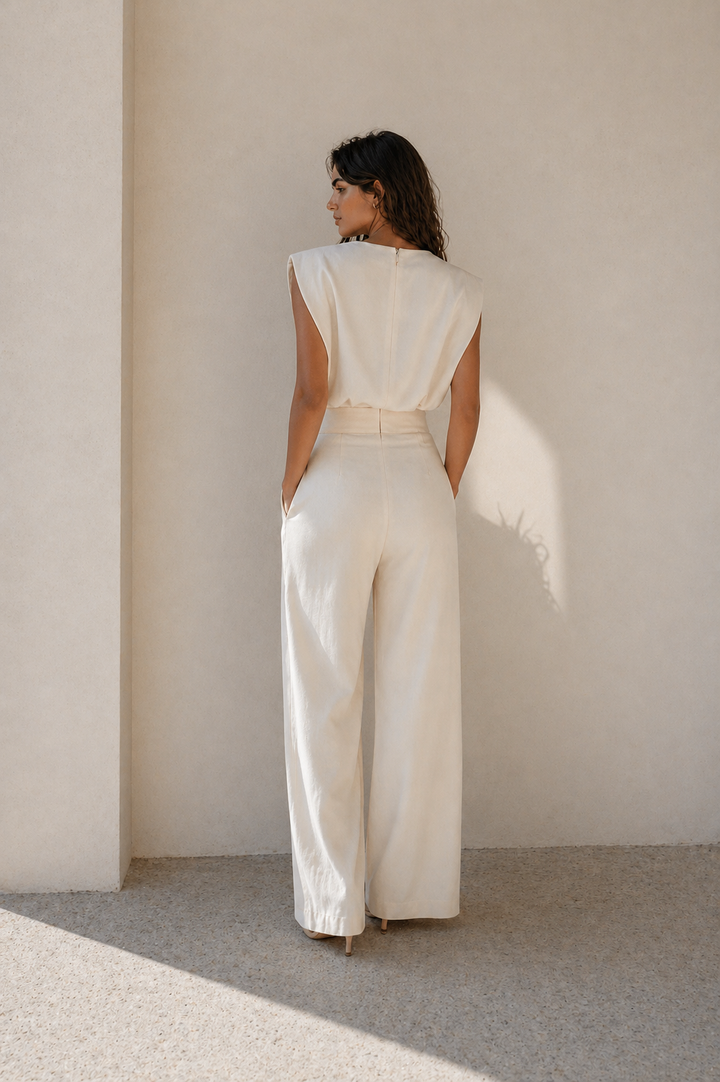 Valeria Linen Mono Suit