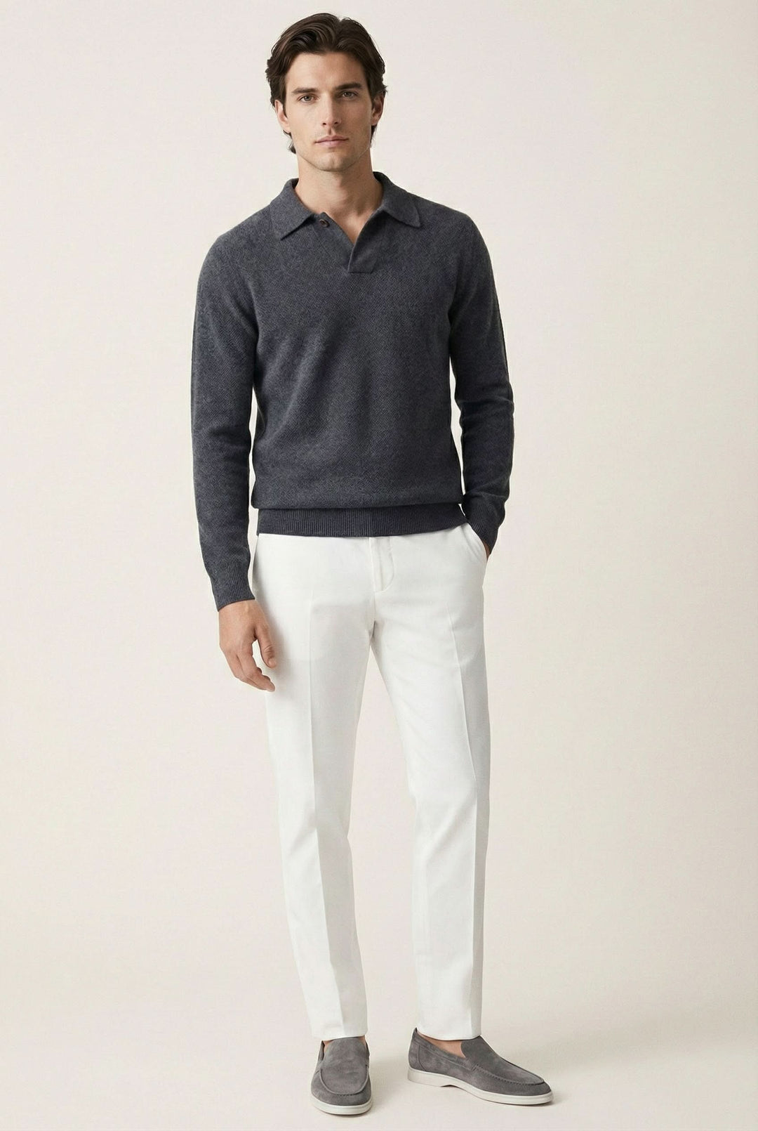 Classic Suède Loafer Grey