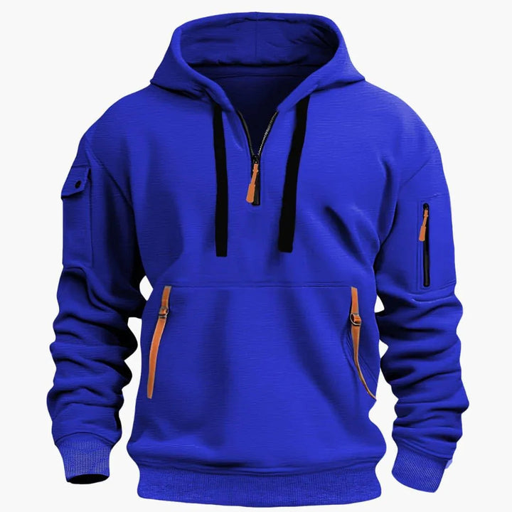 Mason Whitaker | Utility Half-Zip Hoodie For Men