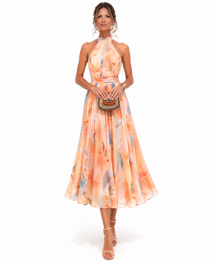 Belle Watercolor Dress