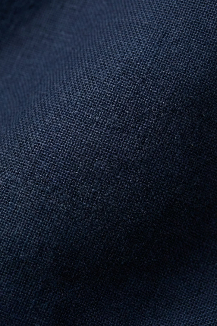 Linen Bayside Trousers Navy