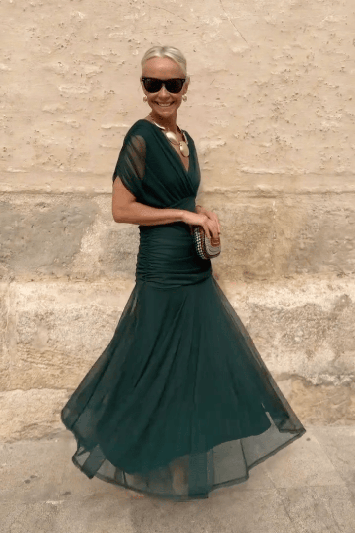 The Draped Occasion Maxi