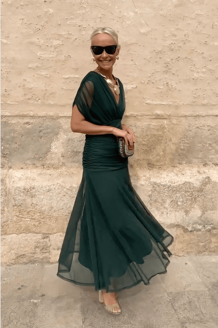 The Draped Occasion Maxi