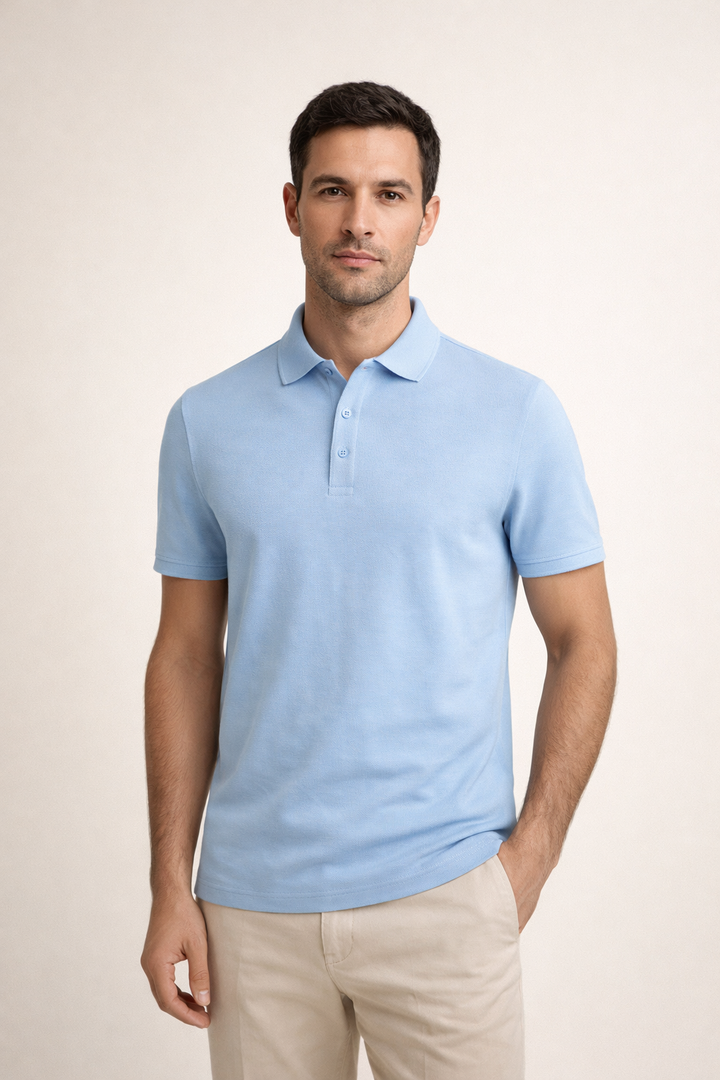Refined Polo Light Blue