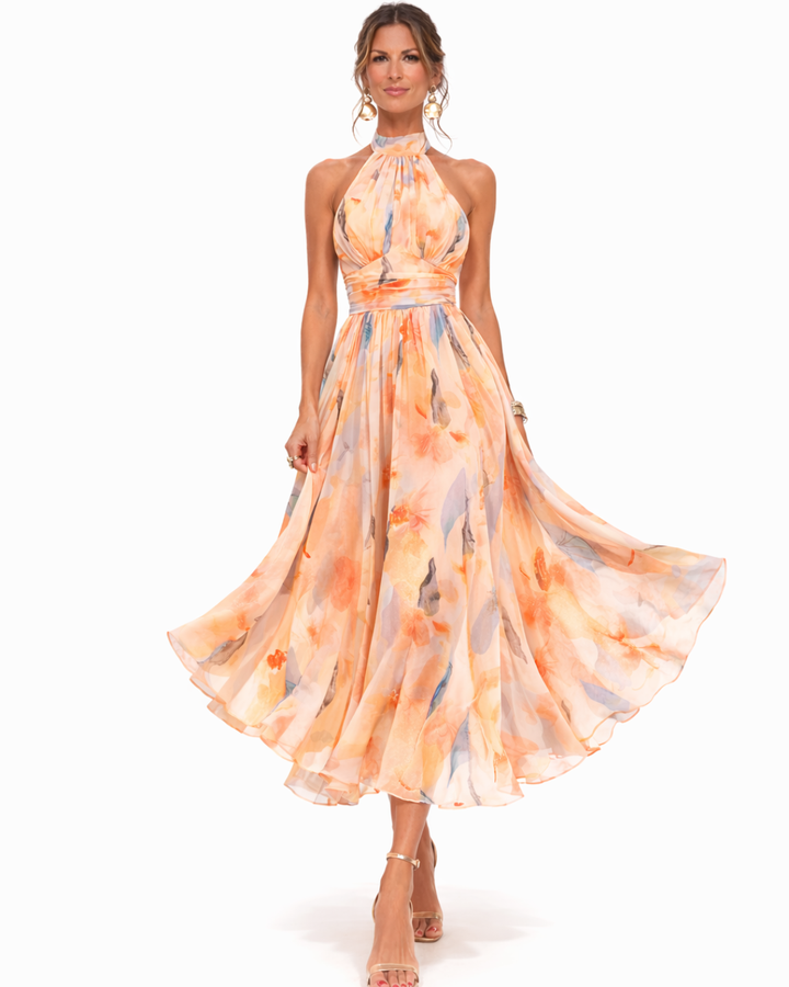 Belle Watercolor Dress