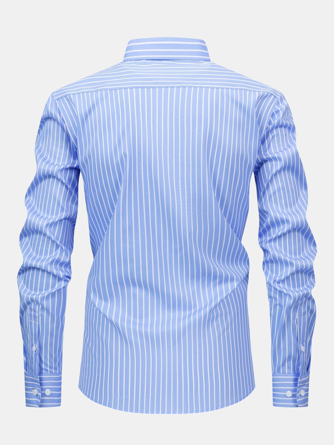 Long Sleeve Striped Shirt with Buttons