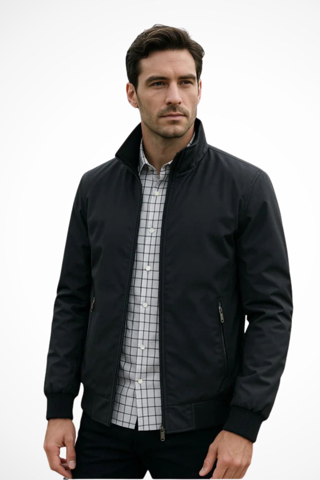 Ethan Laurent | Minimalist Zip Jacket For Men