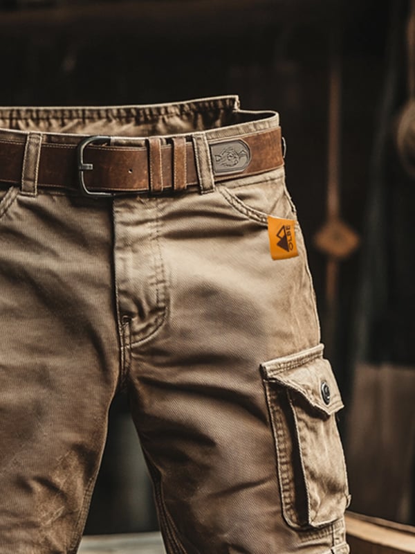Mia Ottawa - Retro Multi-Pocket Cargo Shorts