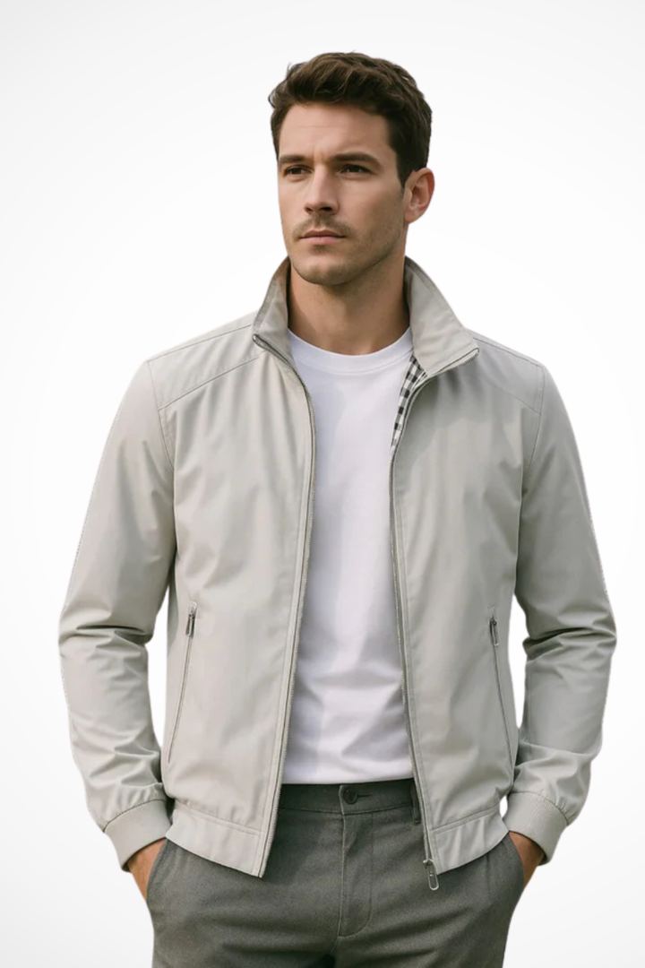 Ethan Laurent | Minimalist Zip Jacket For Men