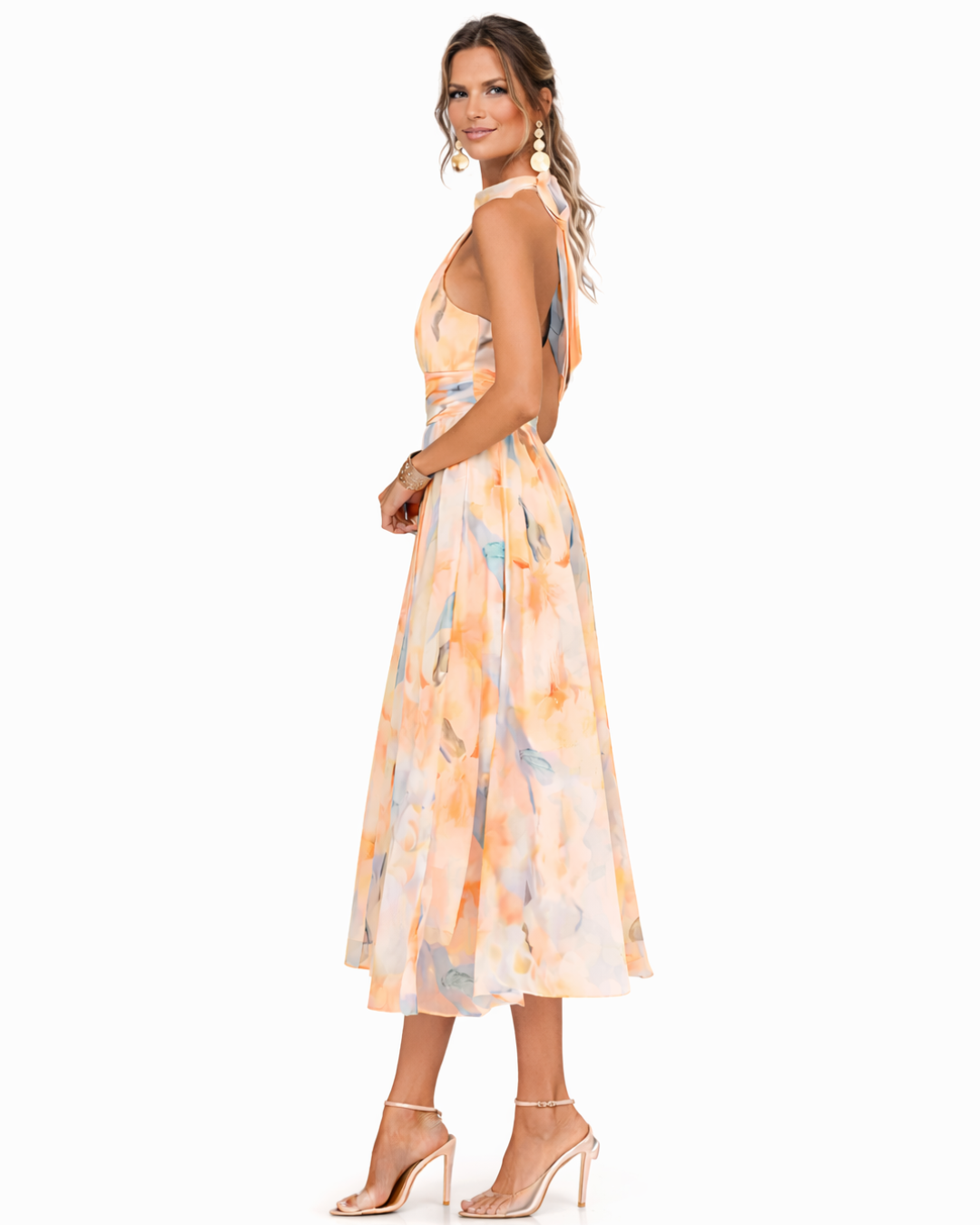Belle Watercolor Dress