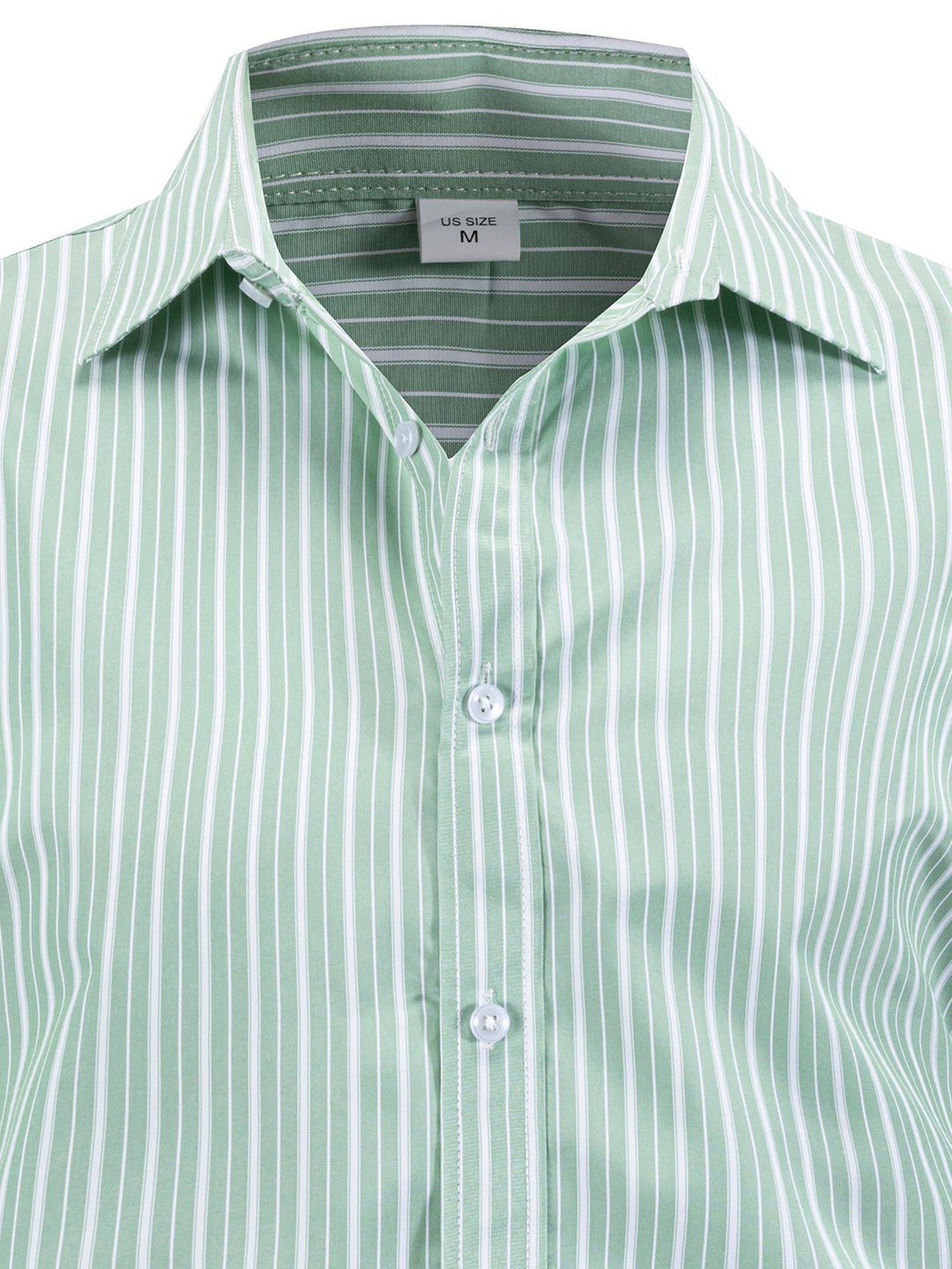 Long Sleeve Striped Button-Up Shirt