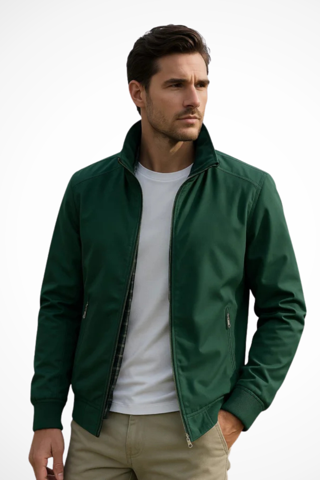 Ethan Laurent | Minimalist Zip Jacket For Men