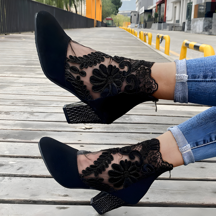 Fleurine Orthopedic Lace Heel