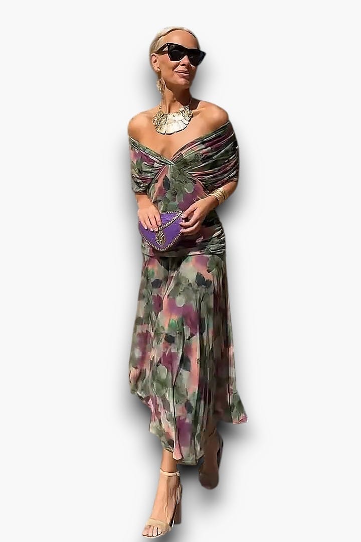 The Draped Occasion Maxi