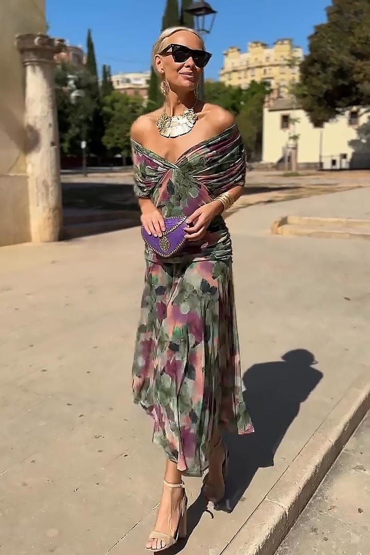 The Draped Occasion Maxi