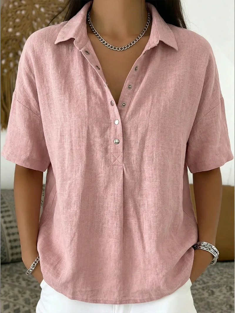 Lena Linen Blouse