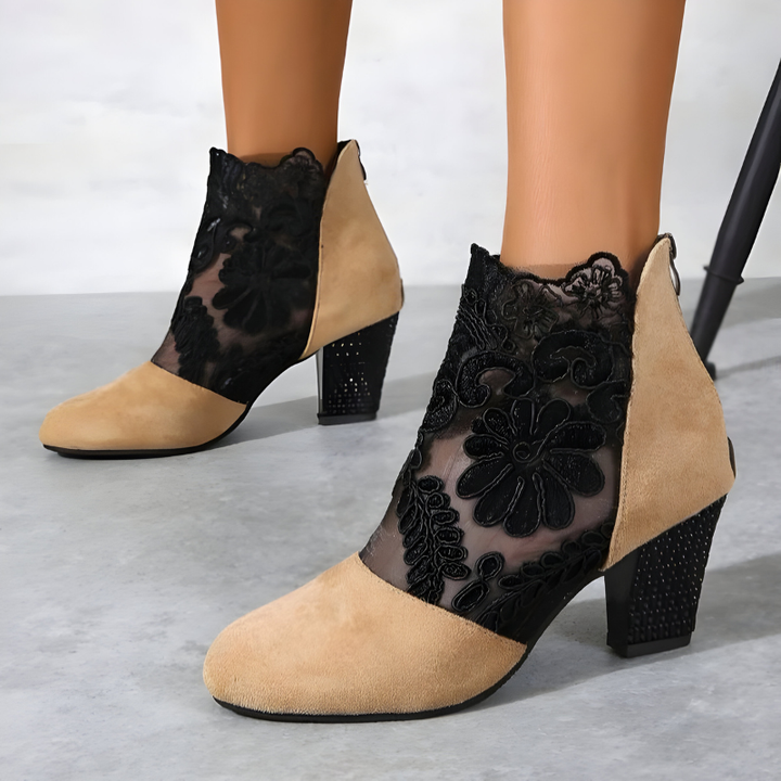 Fleurine Orthopedic Lace Heel