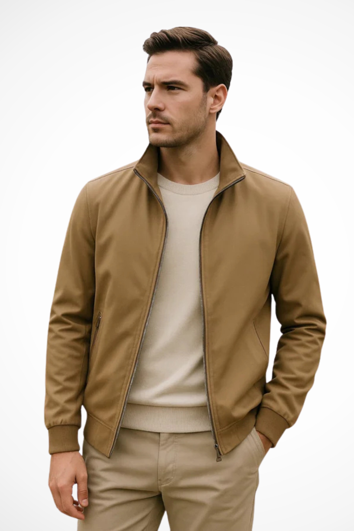 Ethan Laurent | Minimalist Zip Jacket For Men