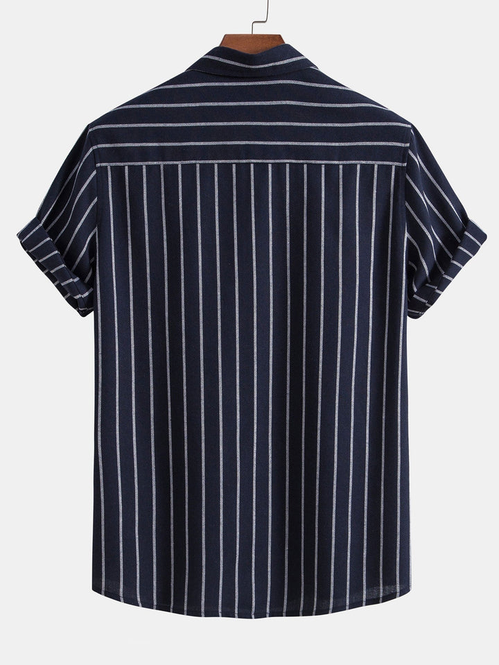 Cotton Brot Strangement Butt Up Shirt