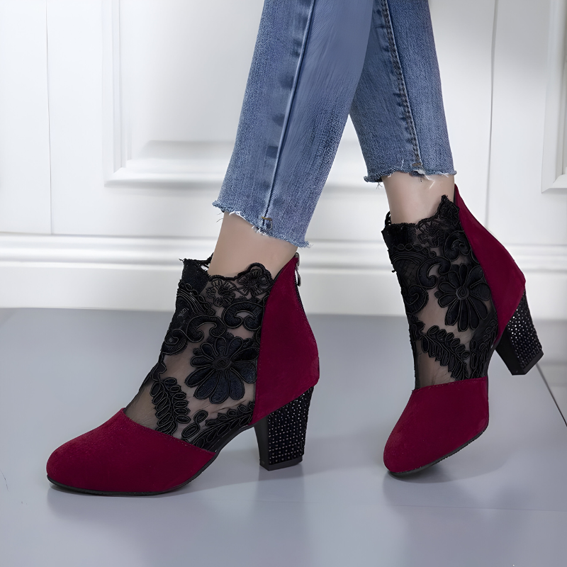 Fleurine Orthopedic Lace Heel