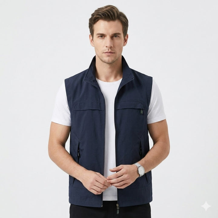 Marco Bellini | Lightweight Utility Vest For Men