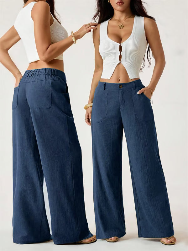 Palazzo Linen Pants