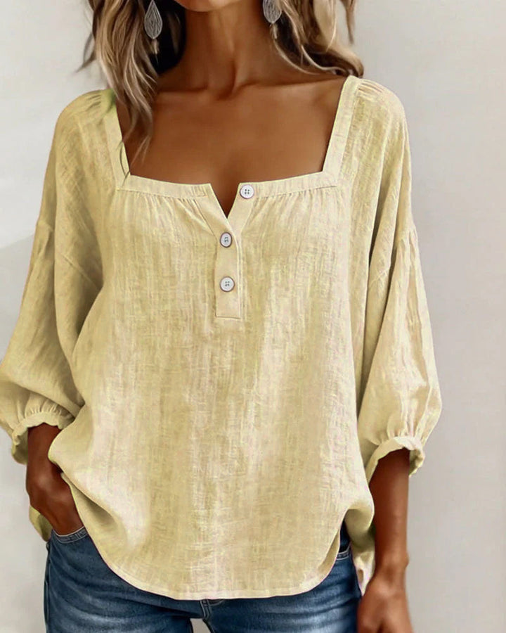 Isla Linen Blouse