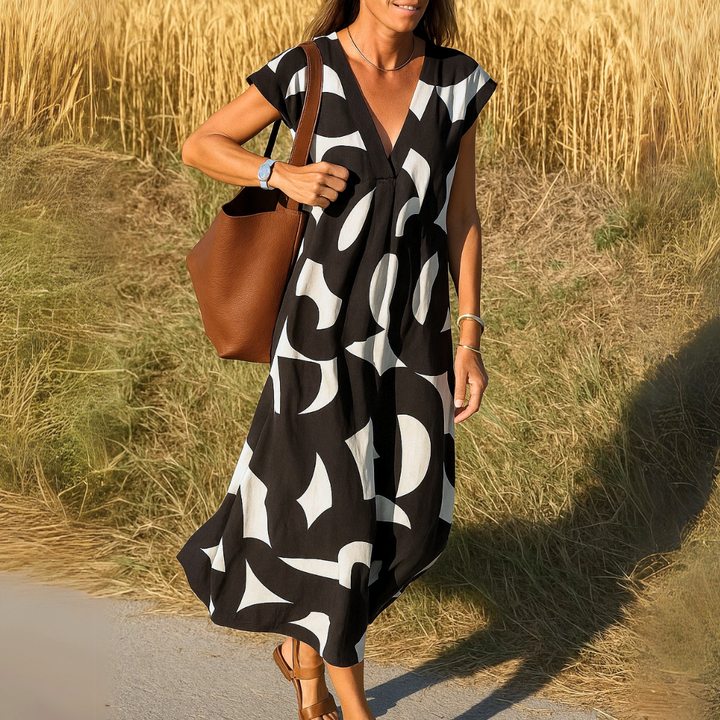 Anouk Abstract Maxi Dress