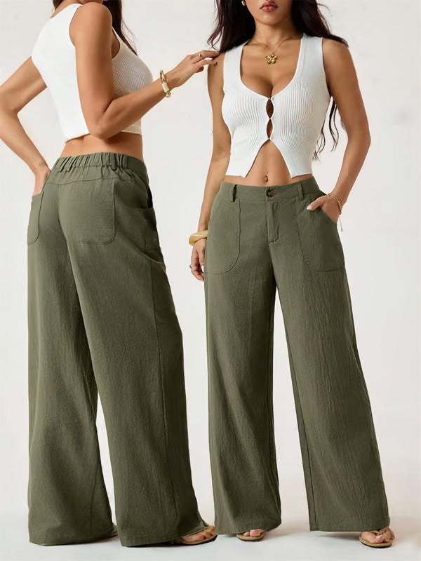 Palazzo Linen Pants
