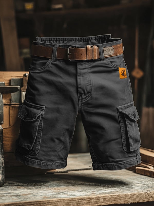 Mia Ottawa - Retro Multi-Pocket Cargo Shorts