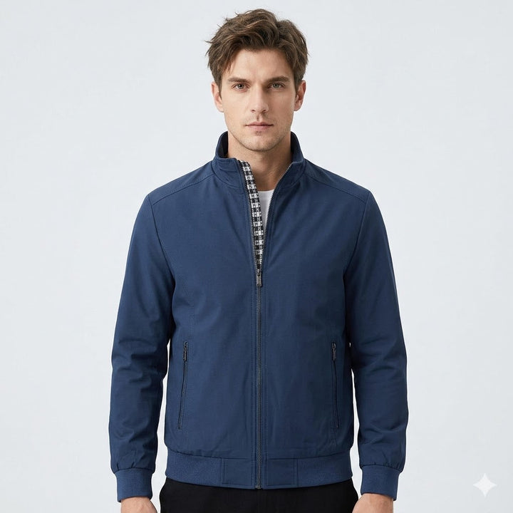 Luca Moretti | Premium Zip Bomber Jacket For Men