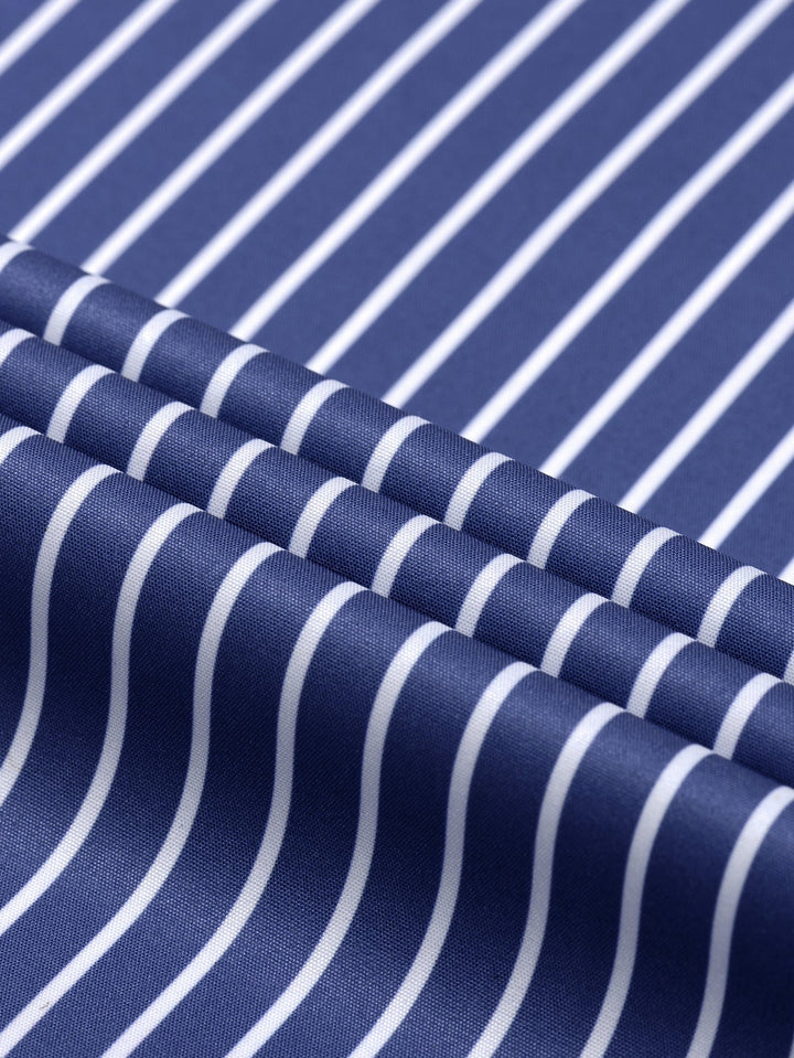 Long Sleeve Striped Shirt with Buttons