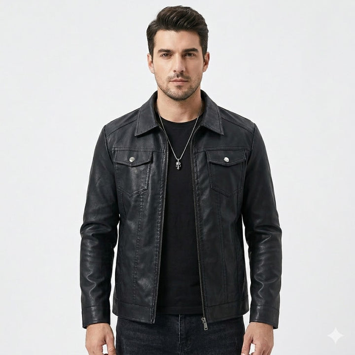 Dante Bellini | Premium Winter Leather Jacket For Men