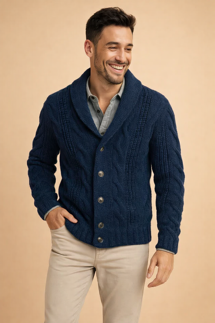 Luca Moretti | Premium Knit Cardigan For Men