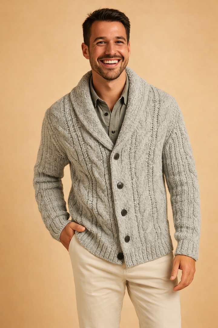 Luca Moretti | Premium Knit Cardigan For Men