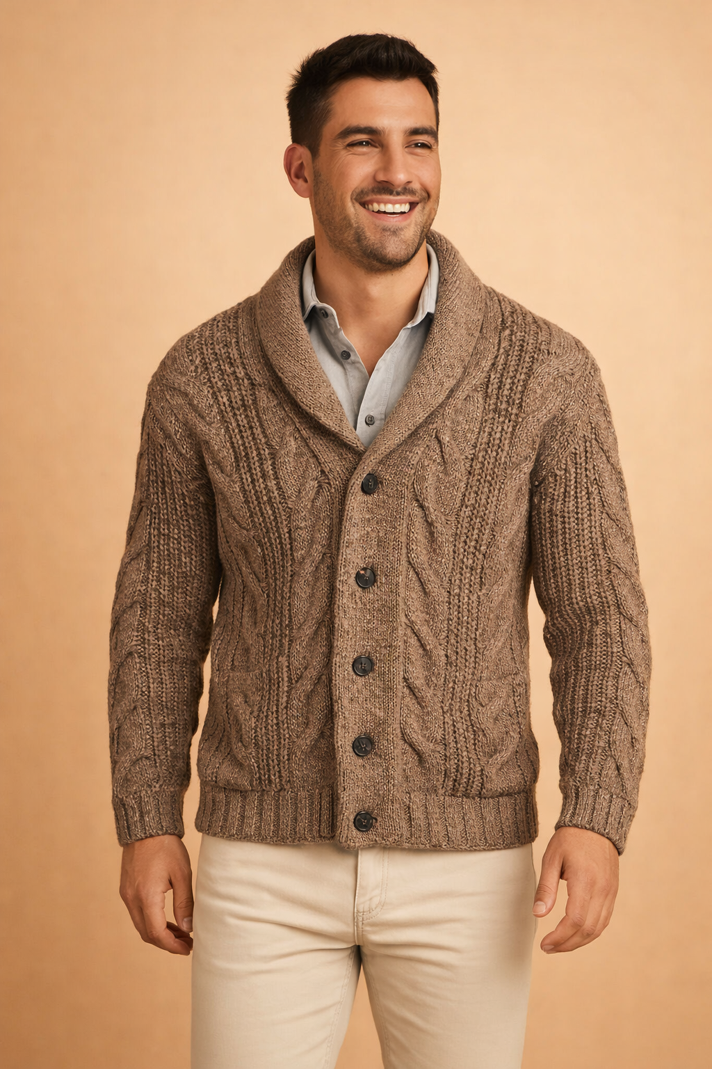Luca Moretti | Premium Knit Cardigan For Men