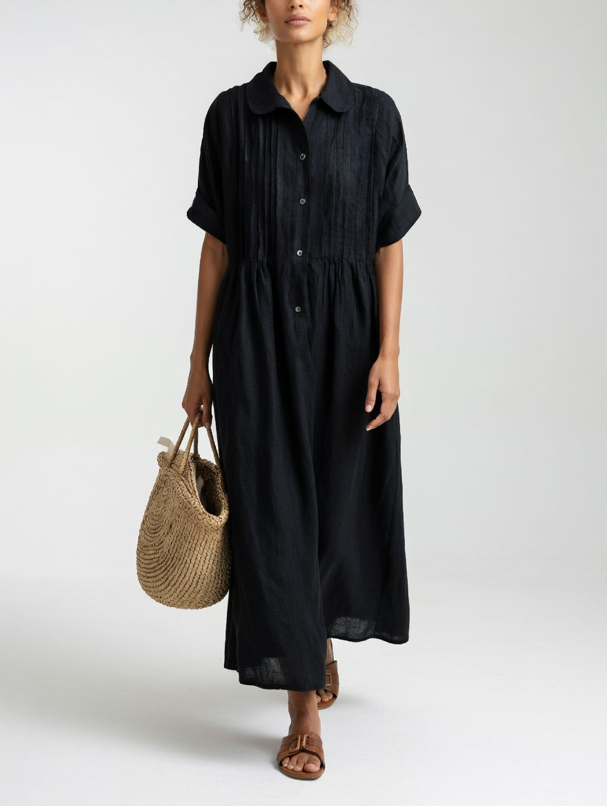 Capucine Linen Shirt Dress