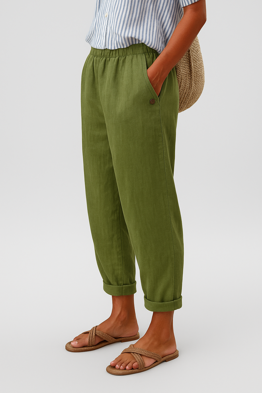 Palais Linen-Cotton Trouser