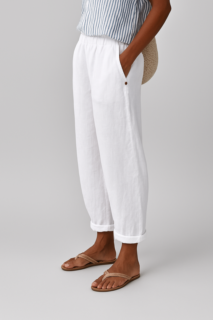 Palais Linen-Cotton Trouser