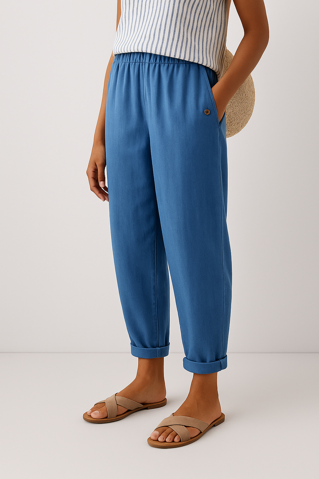 Palais Linen-Cotton Trouser