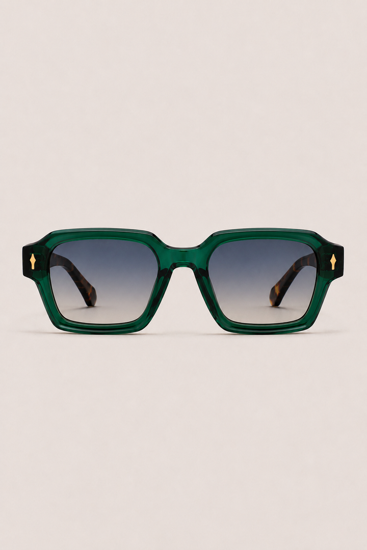 Cobalt Lucent Leopard Green