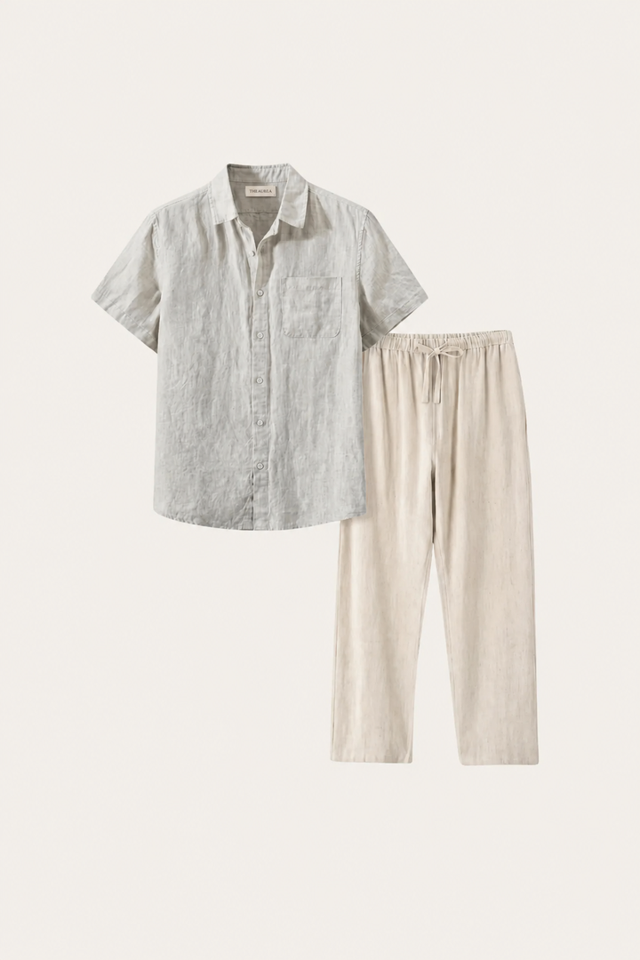 Trento Linen Set Beige/Beige