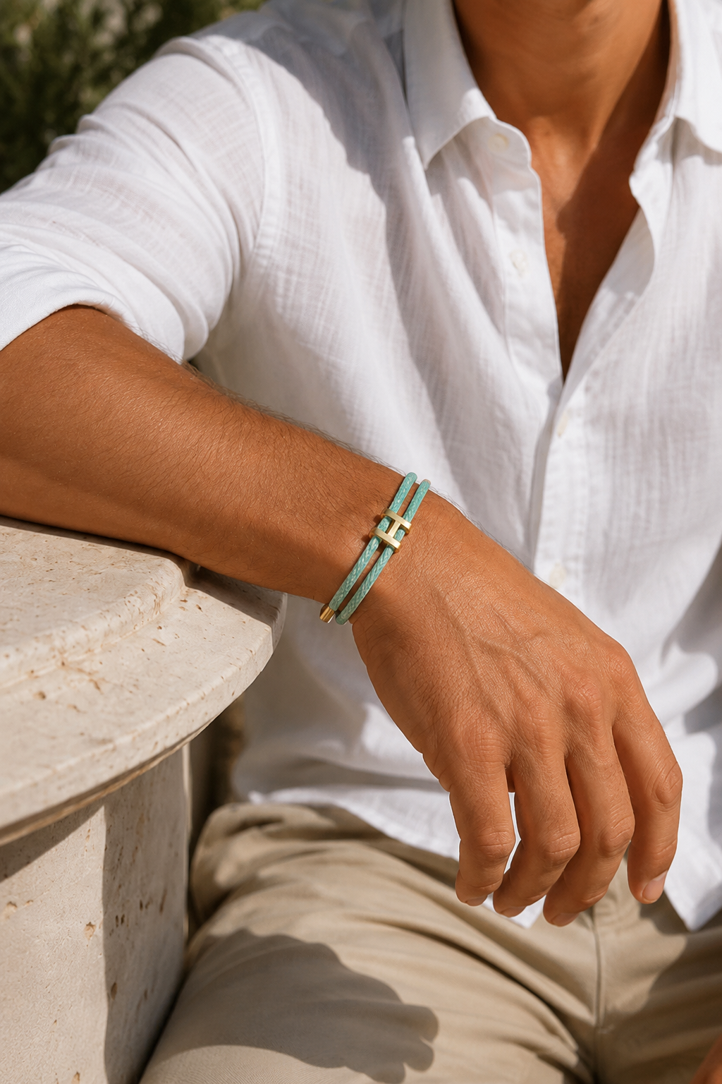Aurea Bracelet Mint/Gold