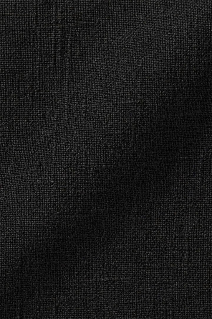 Linen Bayside Trousers Black
