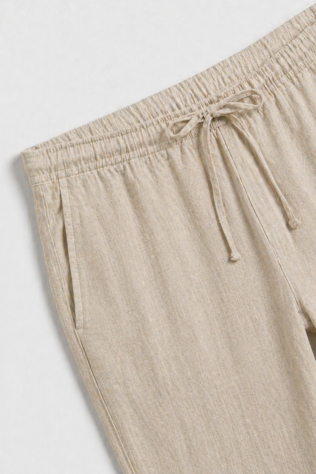 Linen Bayside Trousers Beige