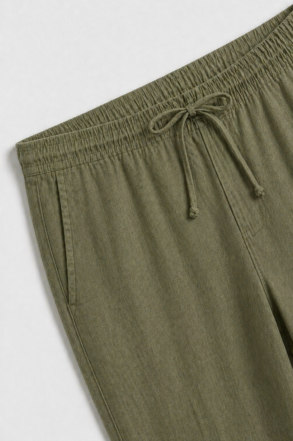 Linen Bayside Trousers Olive