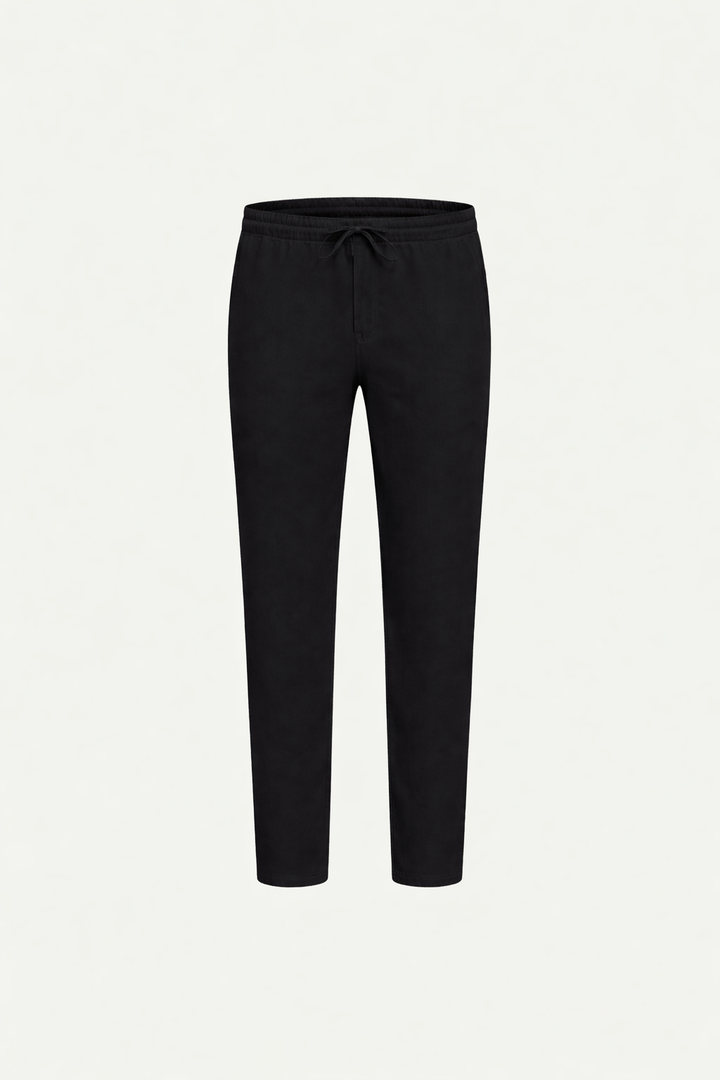 Linen Bayside Trousers Black