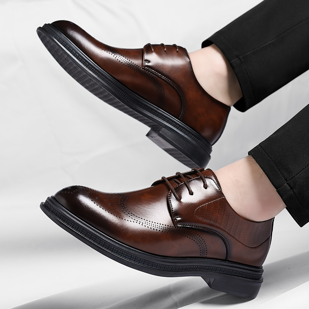 Verona Leather Brogue Dress Shoes